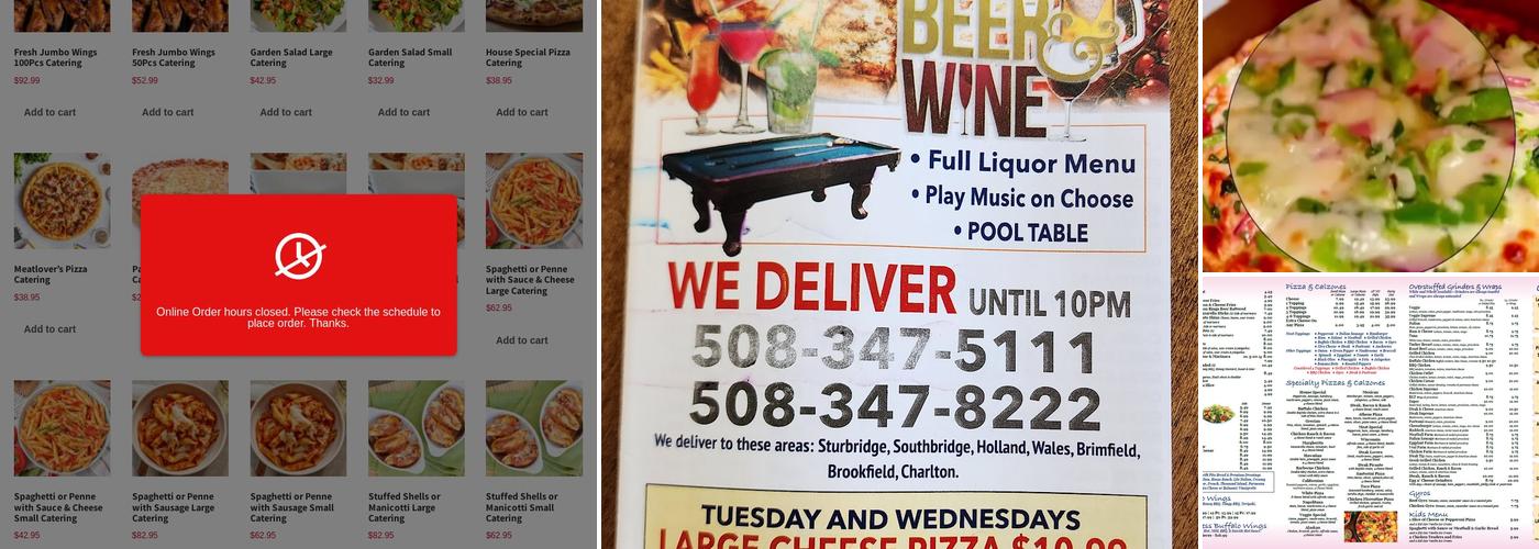 Old Sturbridge Pizza & Restaurant Menu