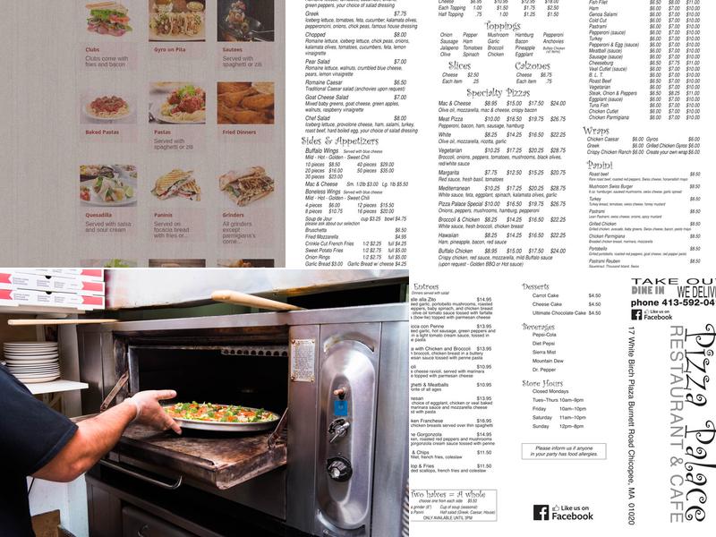Pizza Palace Menu