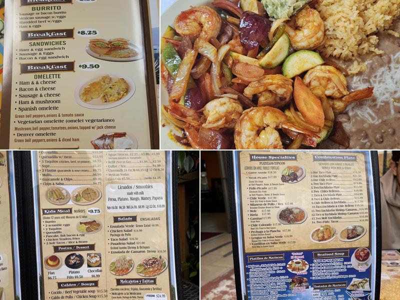 El Caporal Menu