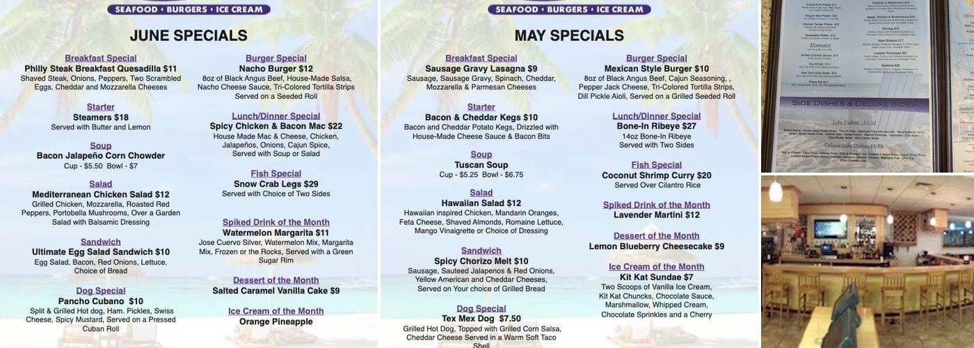 Krazy Jakes Menu