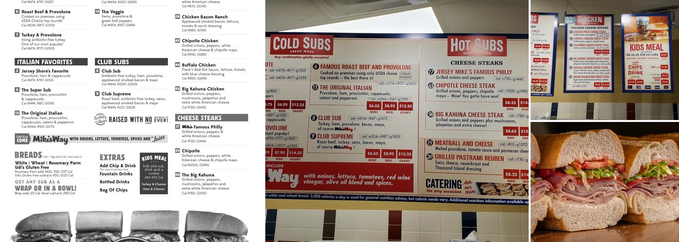 Jersey Mike's Subs Menu
