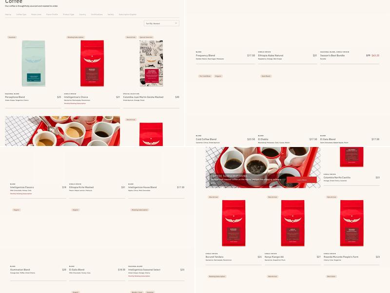 Intelligentsia Coffee Pasadena Coffeebar Menu