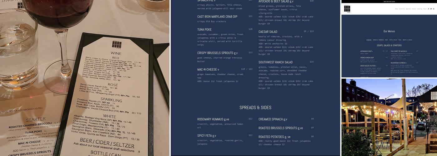 SoBo Cafe Menu