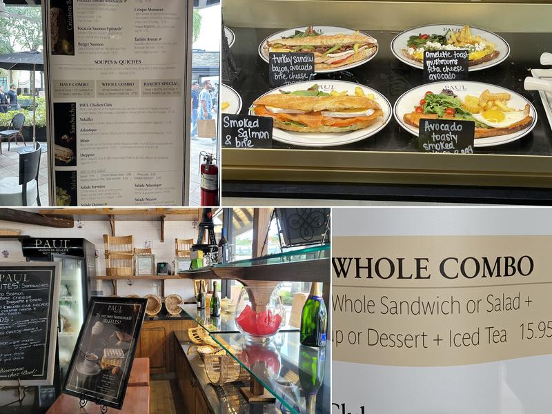 Paul Bakery Sawgrass Menu