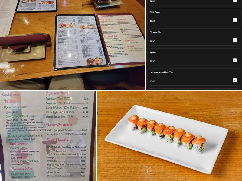 Matsuri Restaurant Menu