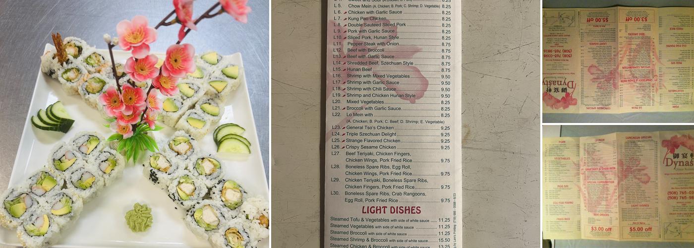 Dynasty Menu