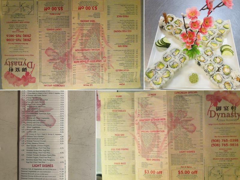 Dynasty Menu