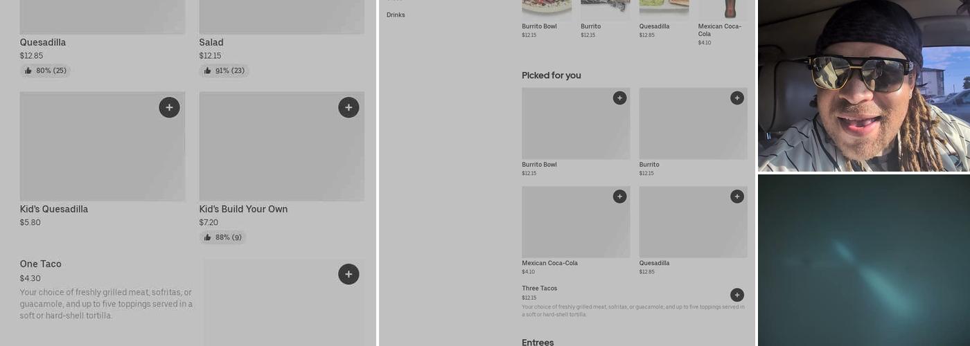 Chipotle Mexican Grill Menu