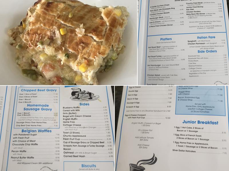 Cookie's Kitchen Menu