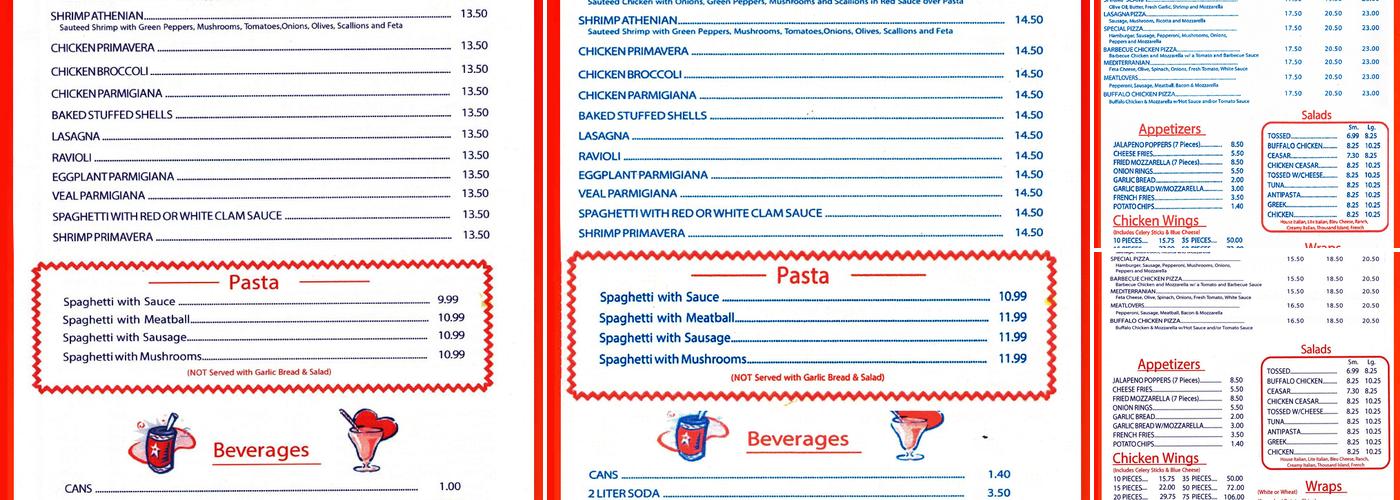 Pepperoni's & Co Menu