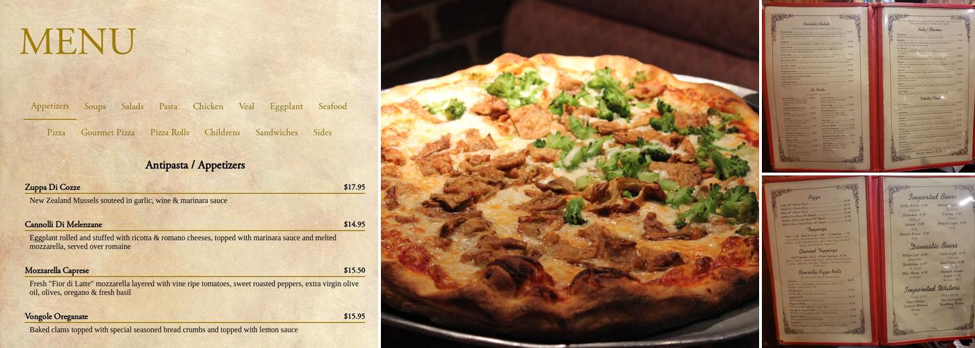 La Torretta Menu