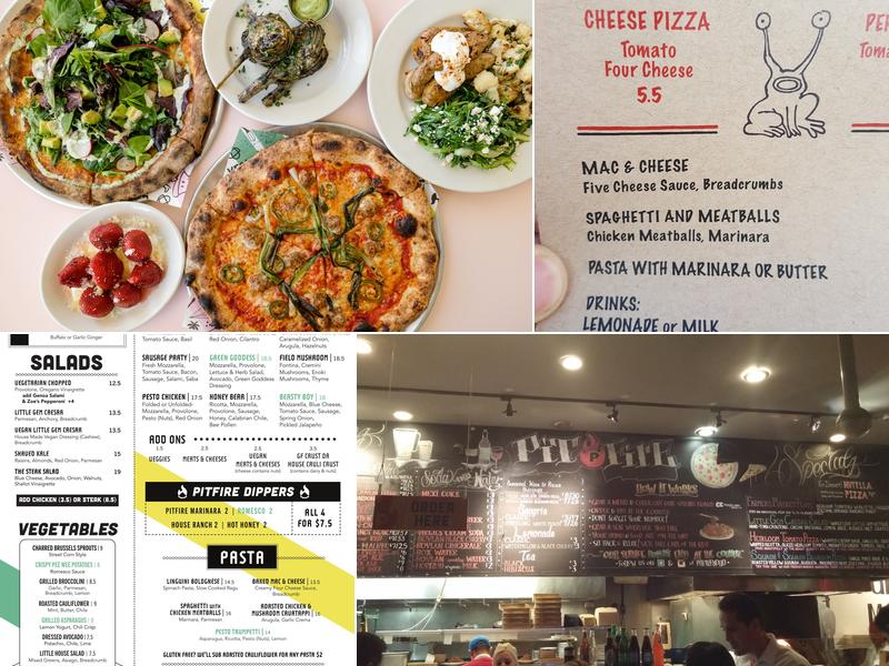 Pitfire Pizza Menu