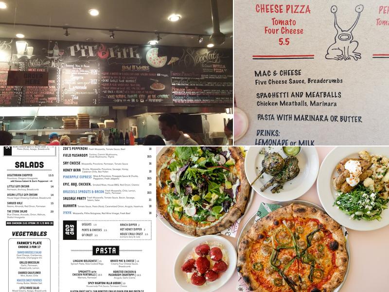 Pitfire Pizza Menu