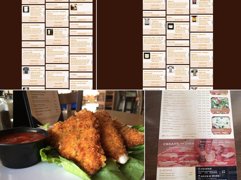 Broadway Pizza Bar Menu