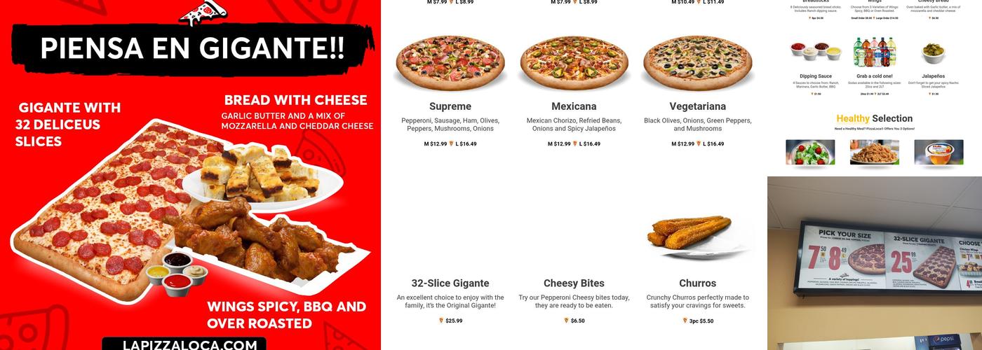 Pizza Loca Menu