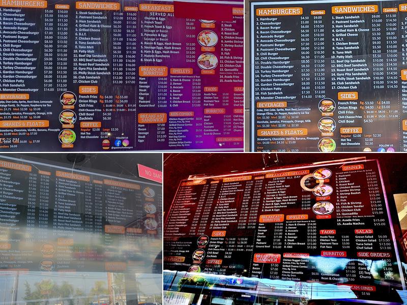 Queens Burgers - Pacoima Menu