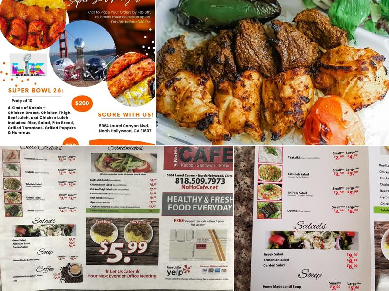 NOHO CAFE Menu