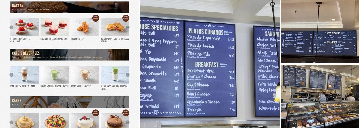 Porto's Bakery and Cafe Menu