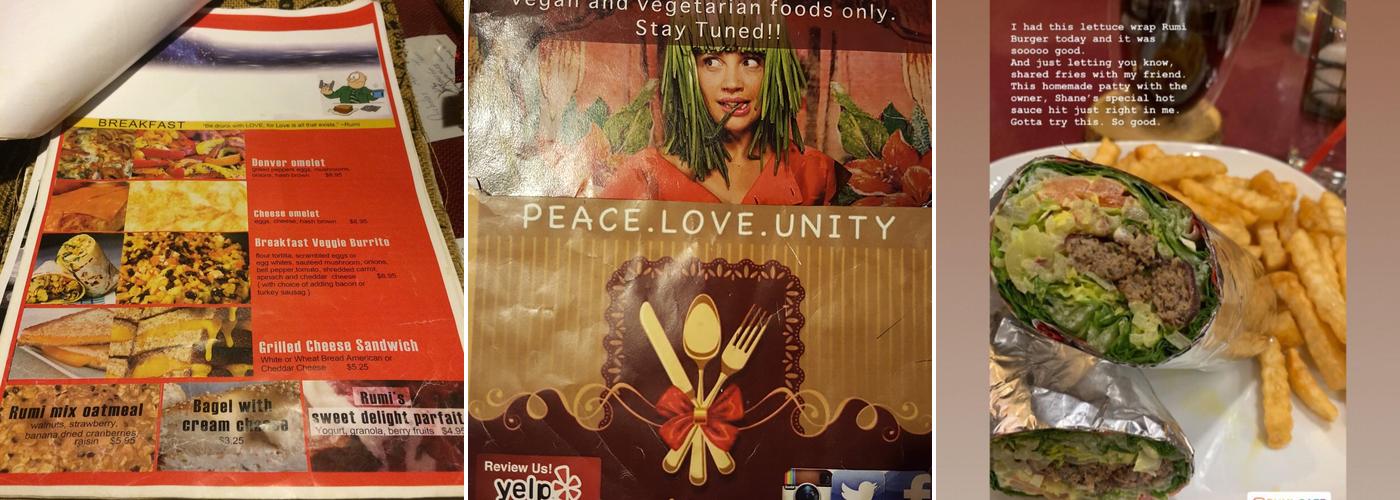 Rumi Cafe & Restaurant Menu