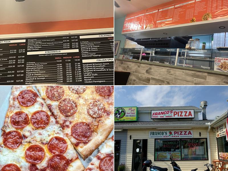 Franco's Pizza & Pasta 1810 Coastal Hwy, Dewey Beach