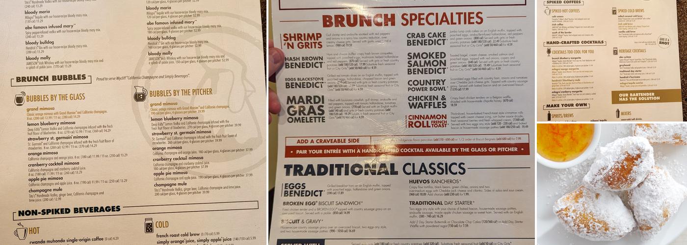 Another Broken Egg Cafe Menu