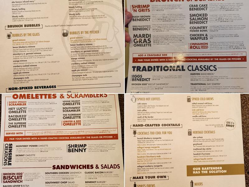 Another Broken Egg Cafe Menu