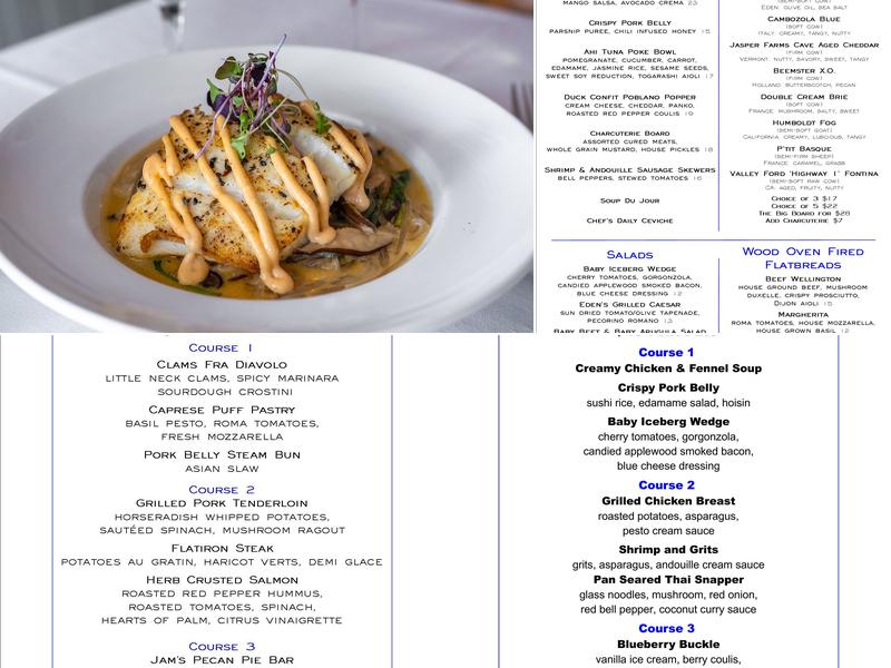 Eden Menu
