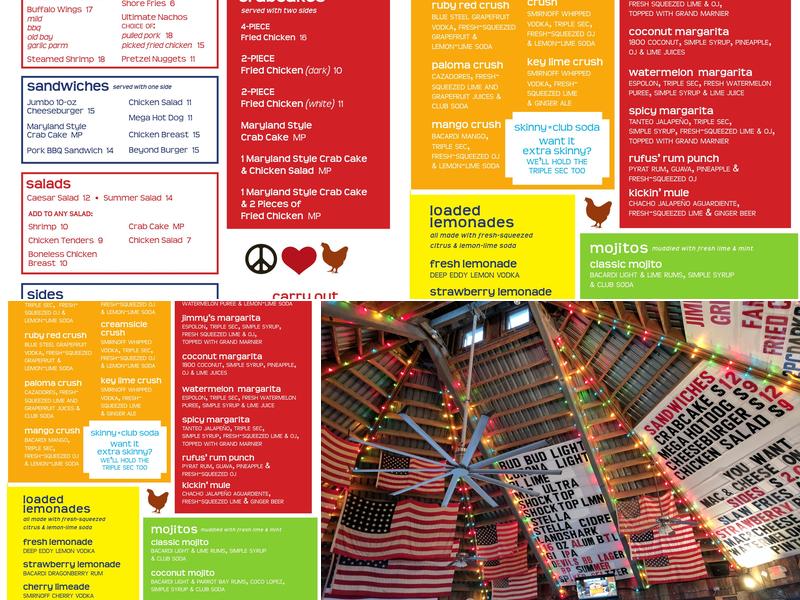 Jimmy's Grille Dewey Menu