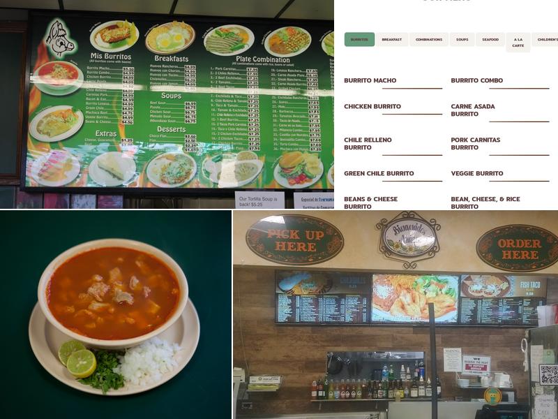 Mis Burritos Menu