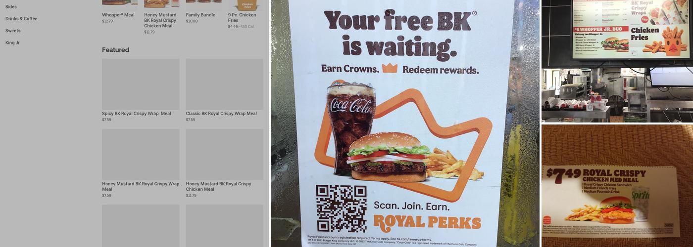Burger King Menu