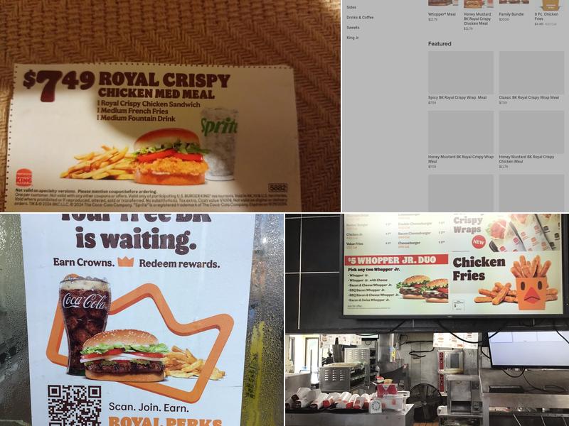 Burger King Menu