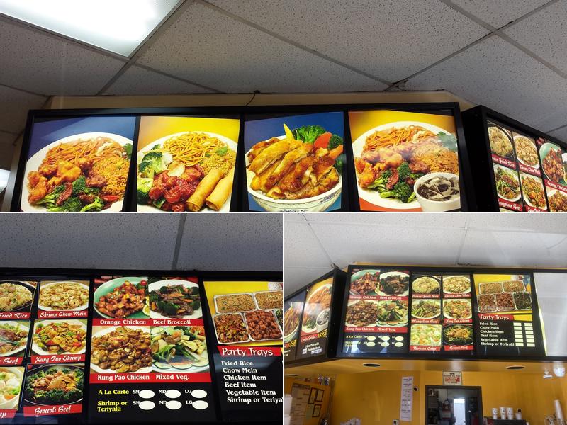 Chinese Fast Food Menu