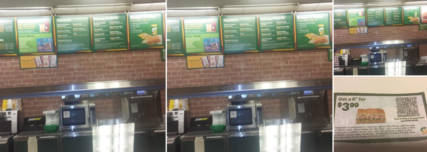 Subway Menu