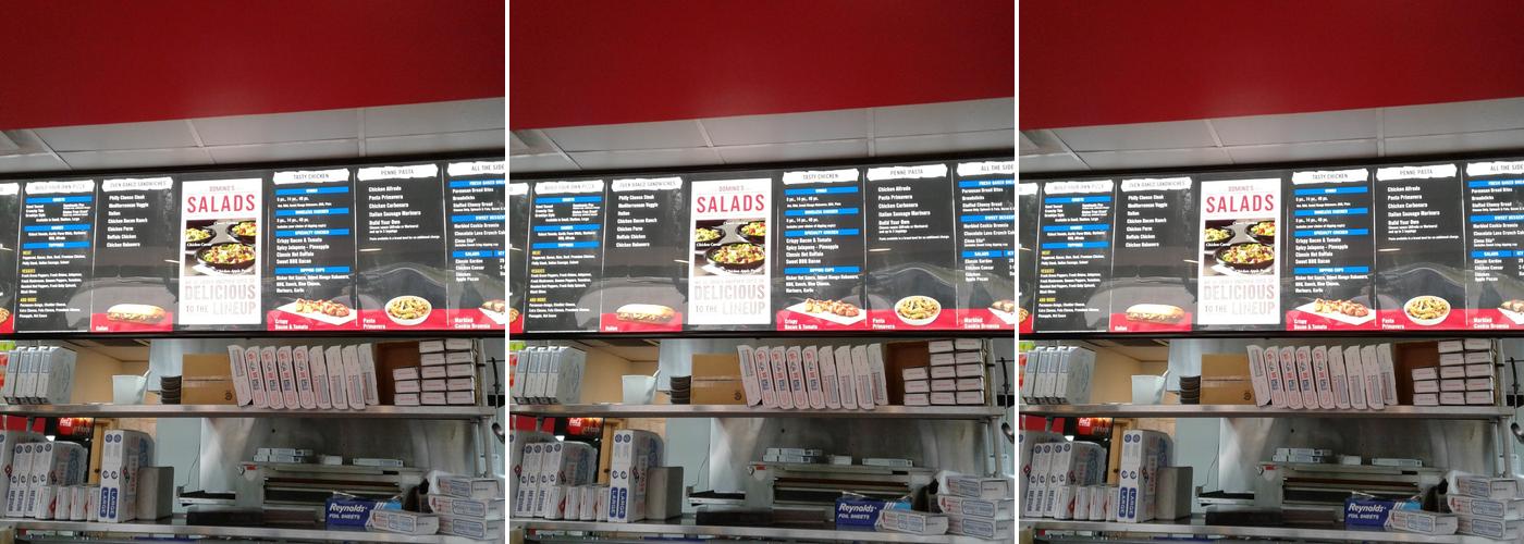Domino's Pizza Menu