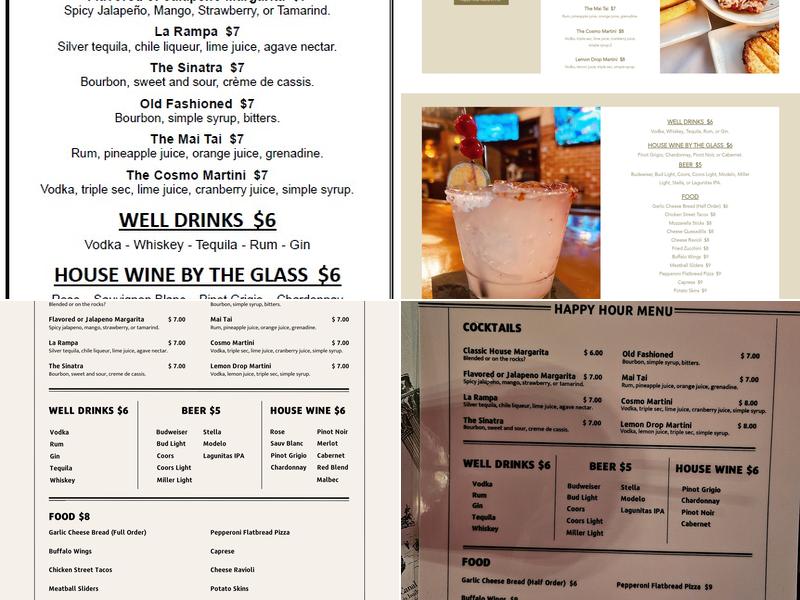 The Ramp Restaurant & Bar Menu