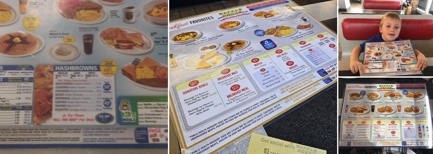Waffle House Menu