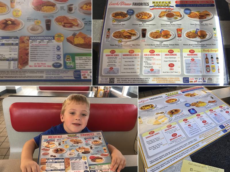 Waffle House Menu