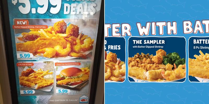 Captain D's Menu