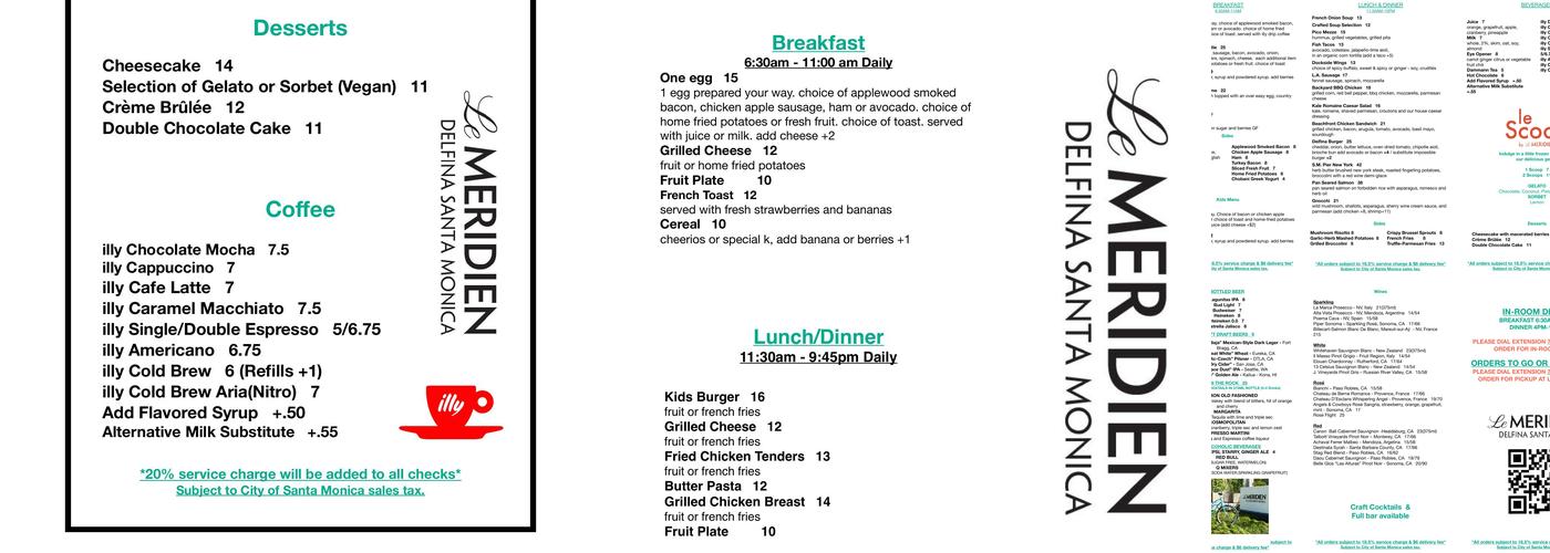 Longitude Menu