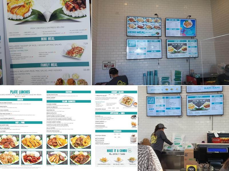 Ono Hawaiian BBQ Menu