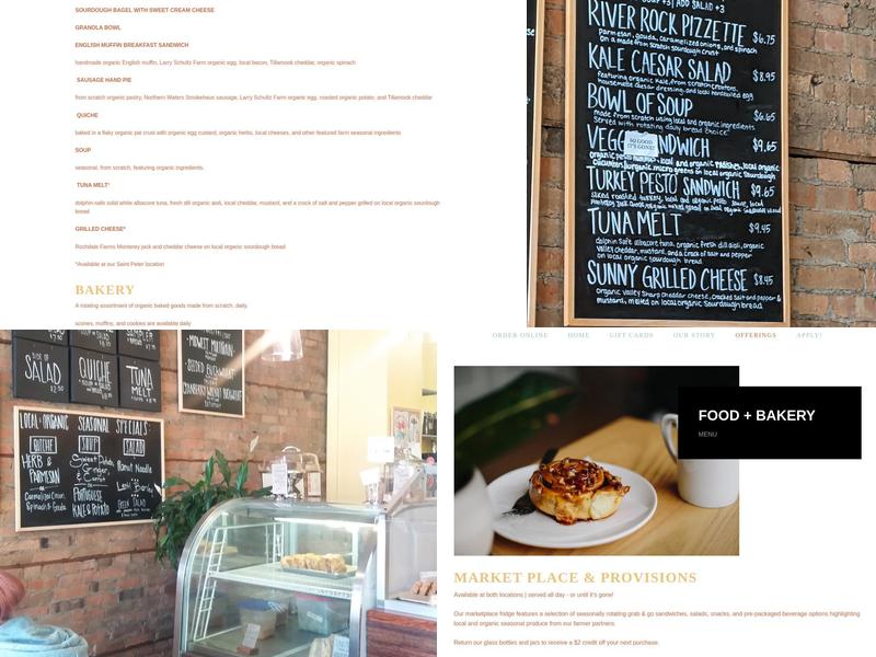 River Rock Coffee & Tea Menu