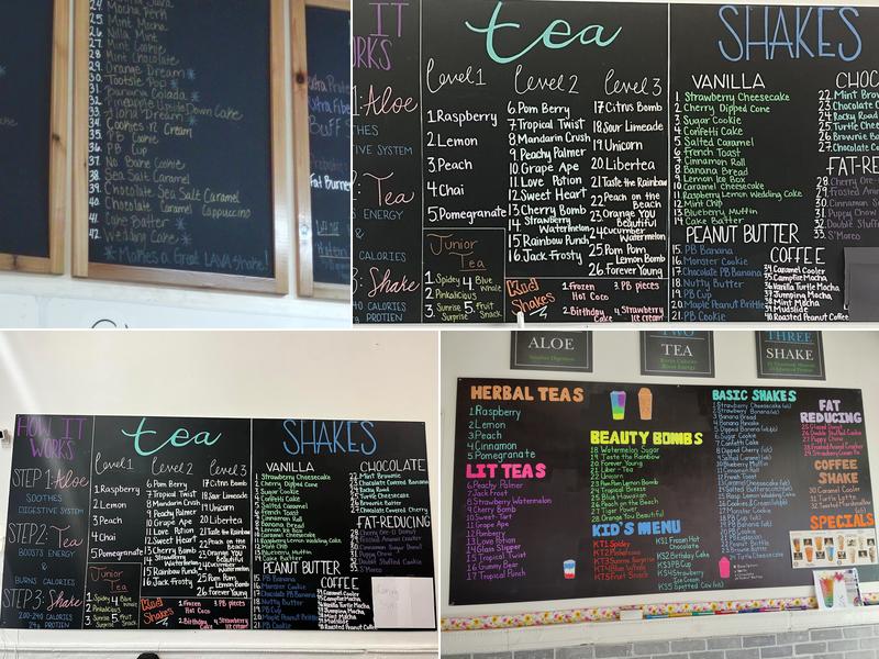 Impact Nutrition Menu