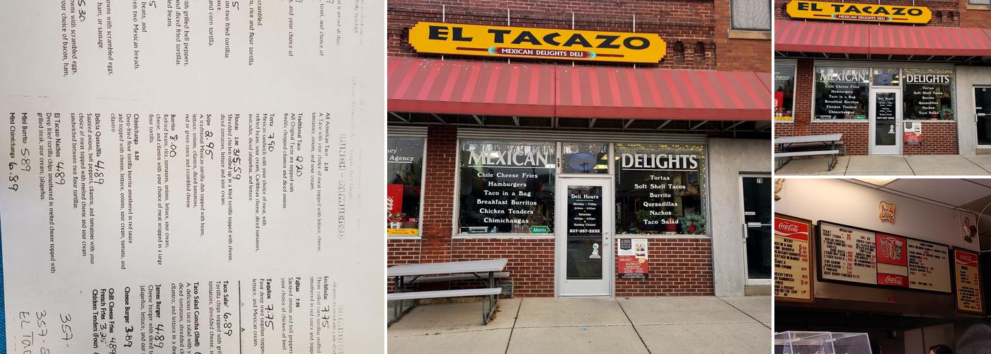 El Tacazo Mexican Delights Menu