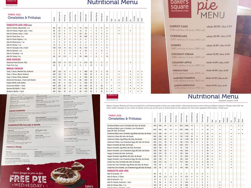 Bakers Square Menu