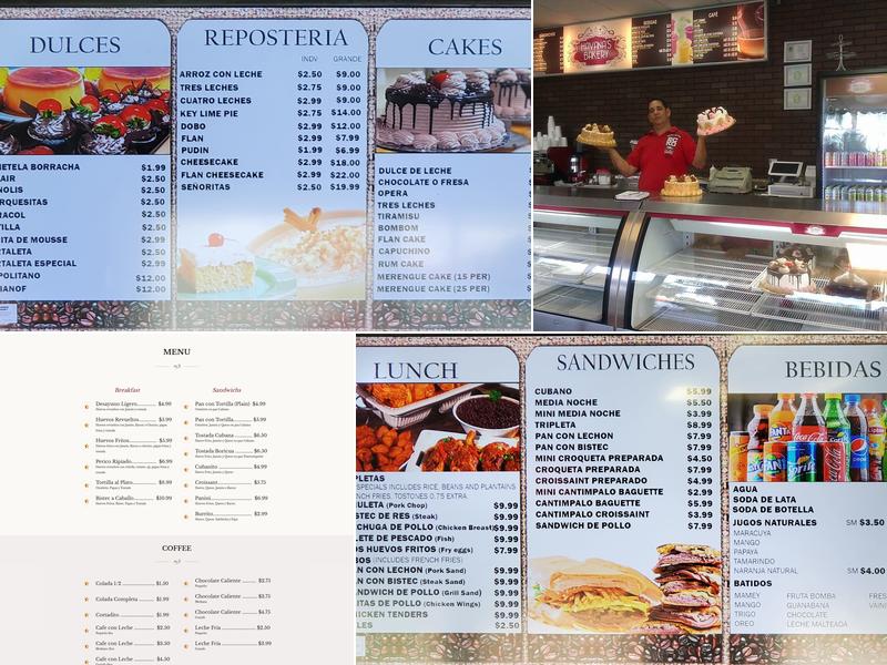 Havanas Bakery Cafe Menu