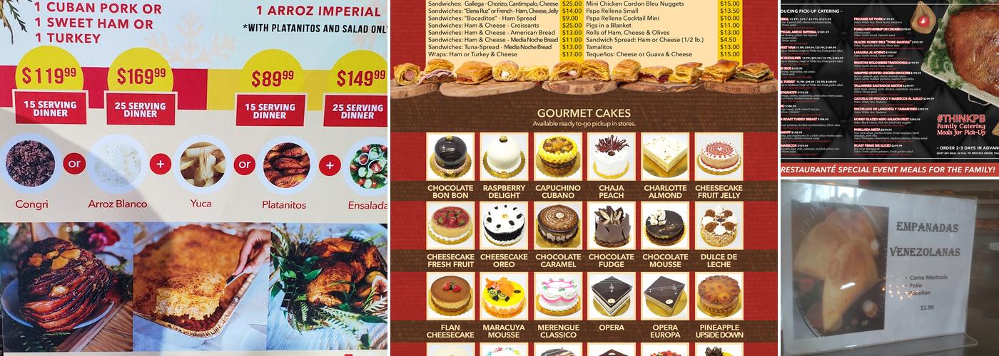 Pinecrest Bakery - Pinecrest Menu