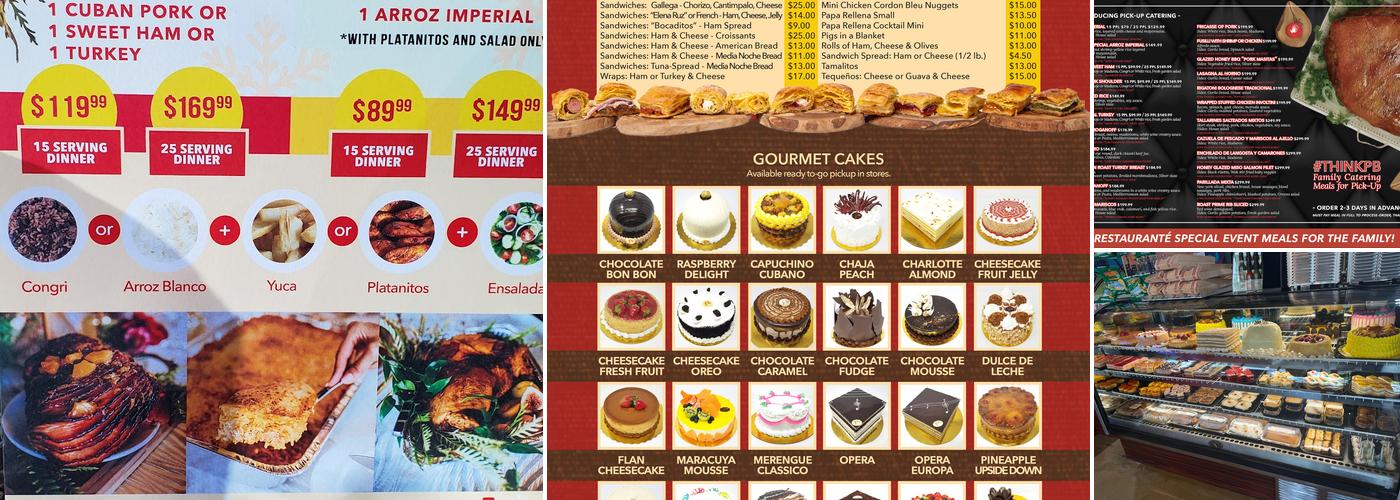 Pinecrest Bakery - Pinecrest Menu