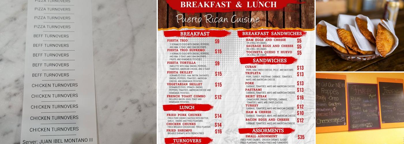 Fiesta Cafe Menu