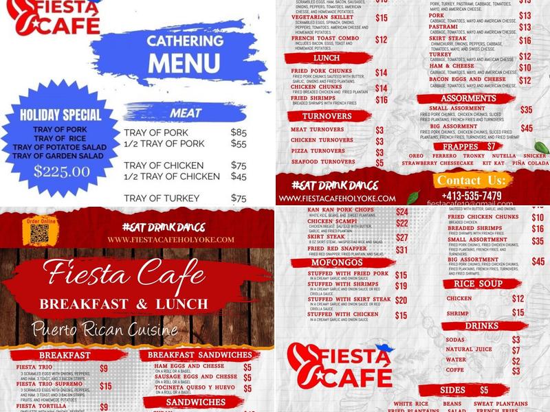 Fiesta Cafe Menu