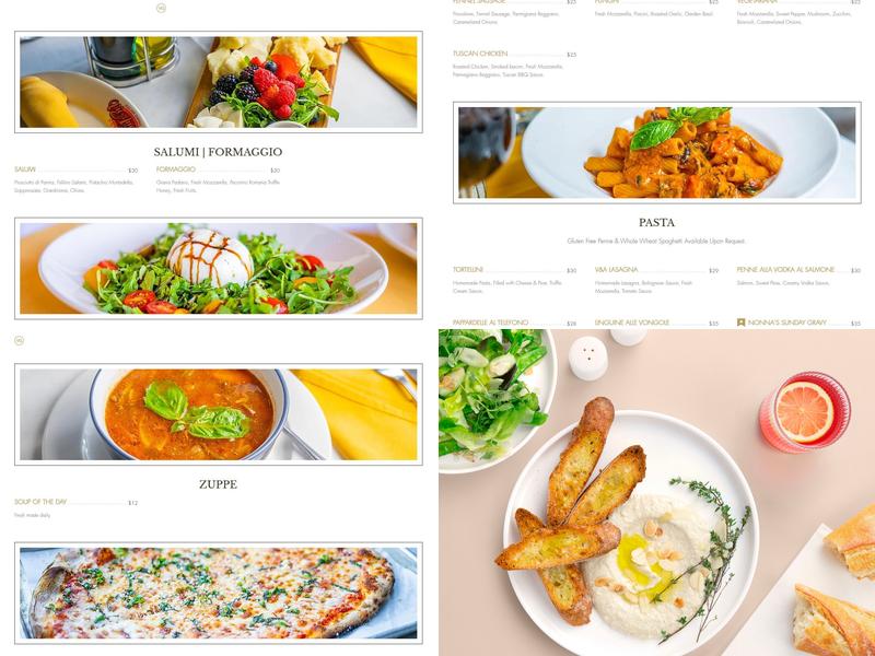 Vic & Angelo's Menu